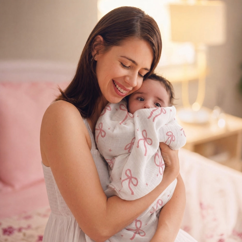 Sugar Moon Cotton Muslin Swaddle – Pack of 2