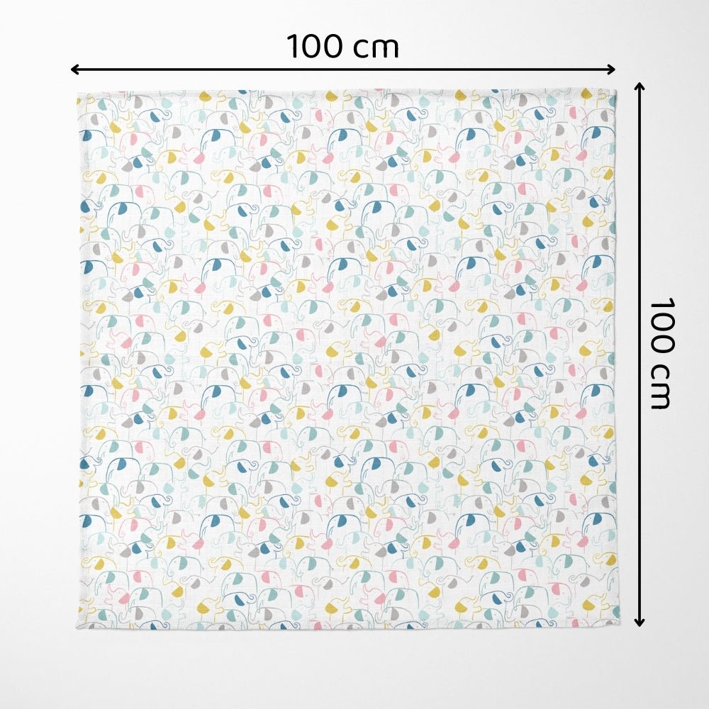 Seashell Collection 100% Cotton Muslin Swaddle Pack of 2 - Swaddles | haus & kinder
