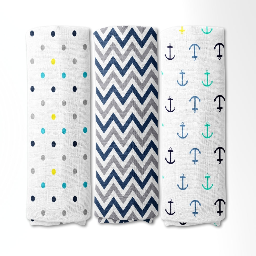 Everyday Classics Swaddles Soft Cuddles, Pack of 3