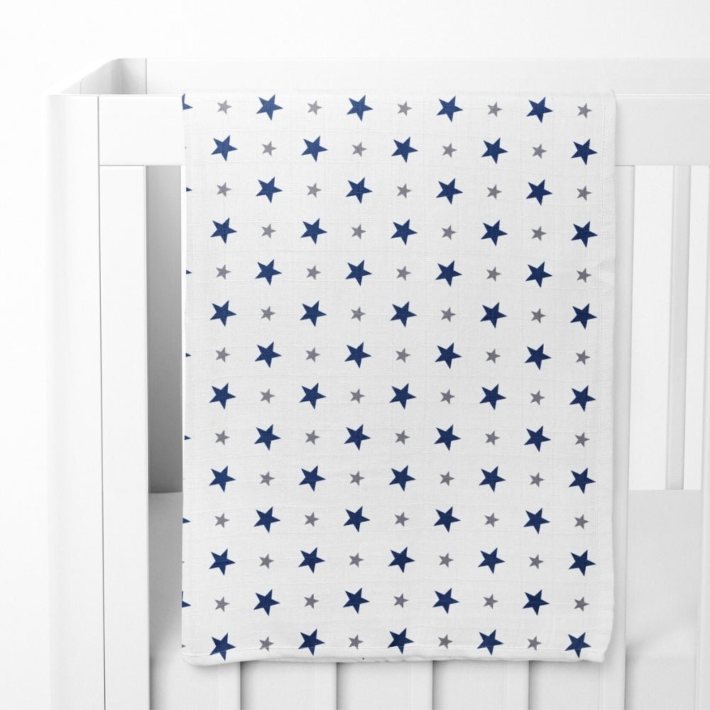 Tiny Twinkles 100% Cotton Muslin Swaddles 0 to 3 Months, Pack of 3 - Swaddles | haus & kinder