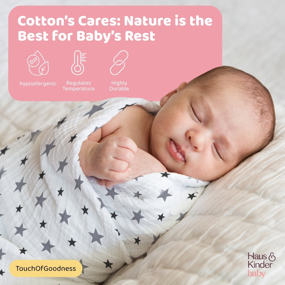 Everyday Classics Swaddles Classic Stars, Pack of 3