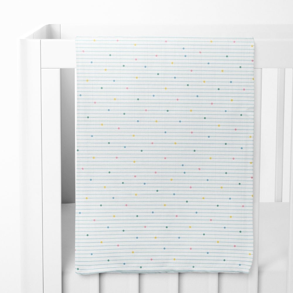 Aloha Collection 100% Cotton Muslin Swaddle Pack Of 4 (Elephant, Dot, Fruit, Ocean) - Swaddles | haus & kinder
