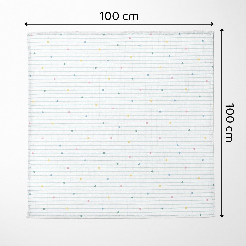 Nautical Collection 100% Cotton Muslin Swaddle Pack Of 5