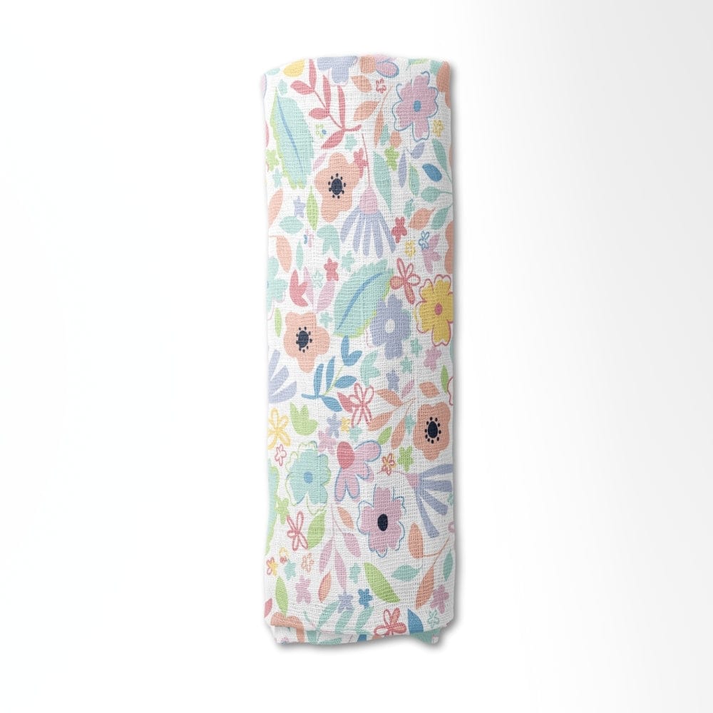 Ditsy Bloom Collection Muslin Swaddle