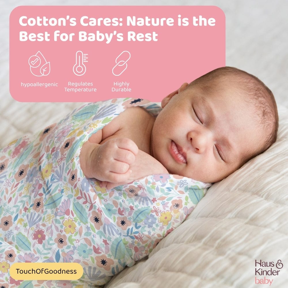 Ditsy Bloom Collection Muslin Swaddle