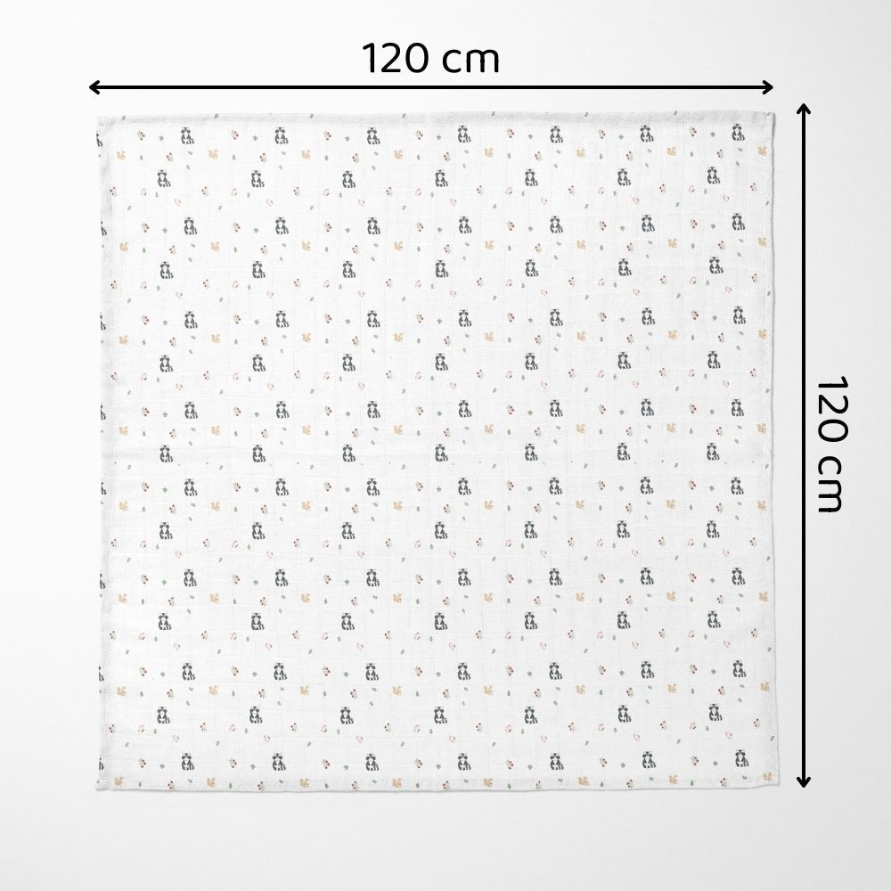 Bloomingtail Collection Muslin Swaddle - Swaddles | haus & kinder
