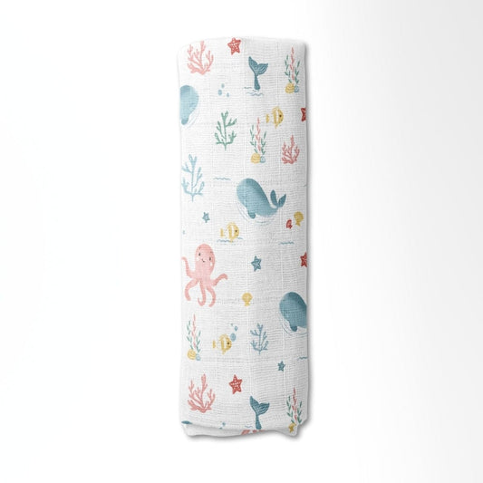 Vitamin Sea Collection Muslin Swaddle