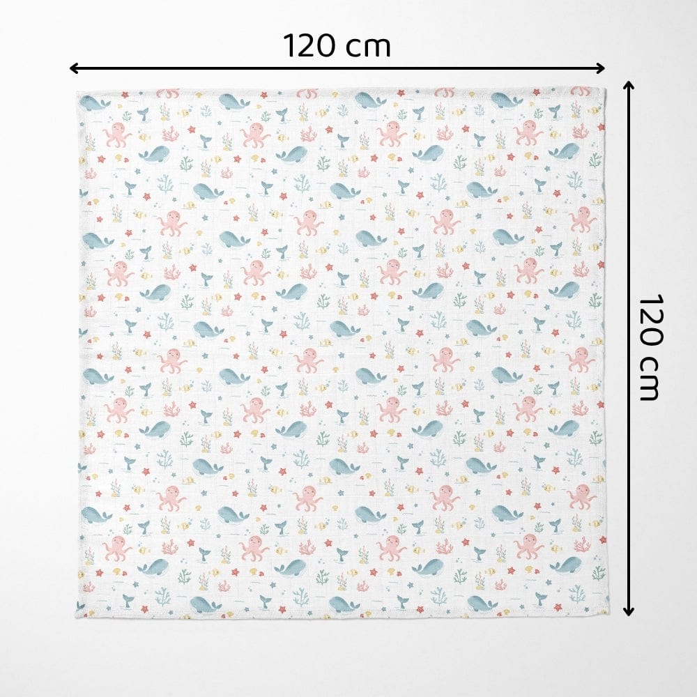 Vitamin Sea Collection Muslin Swaddle
