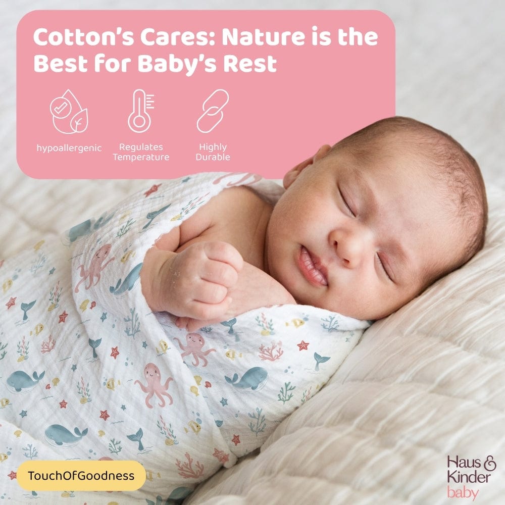 Vitamin Sea Collection Muslin Swaddle