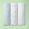 Twinkle Dreams  Collection Muslin Swaddle- Pack Of 3