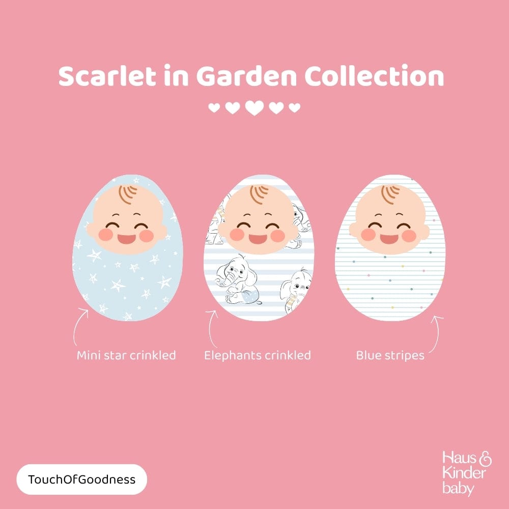 Twinkle Dreams  Collection Muslin Swaddle- Pack Of 3