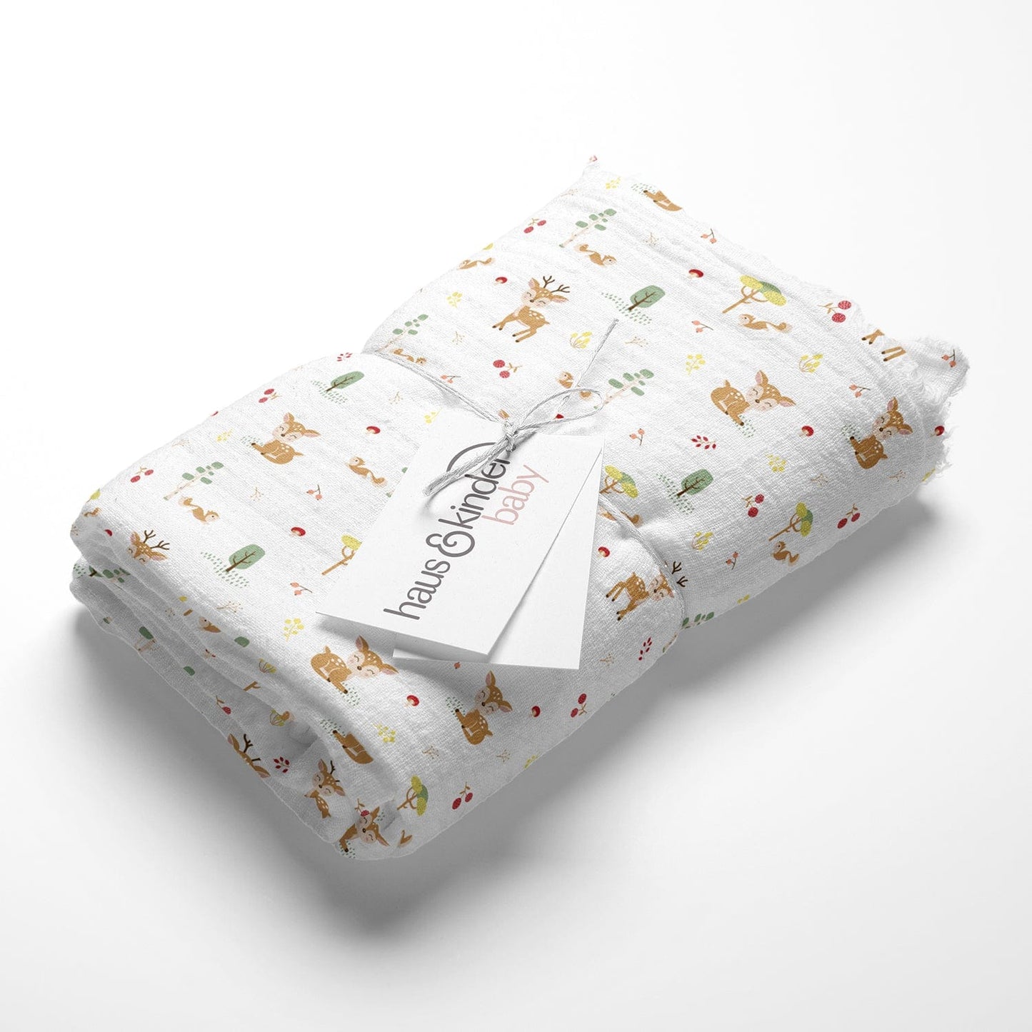 Fruity fauna Collection 100% Cotton Muslin Swaddle Pack Of 4