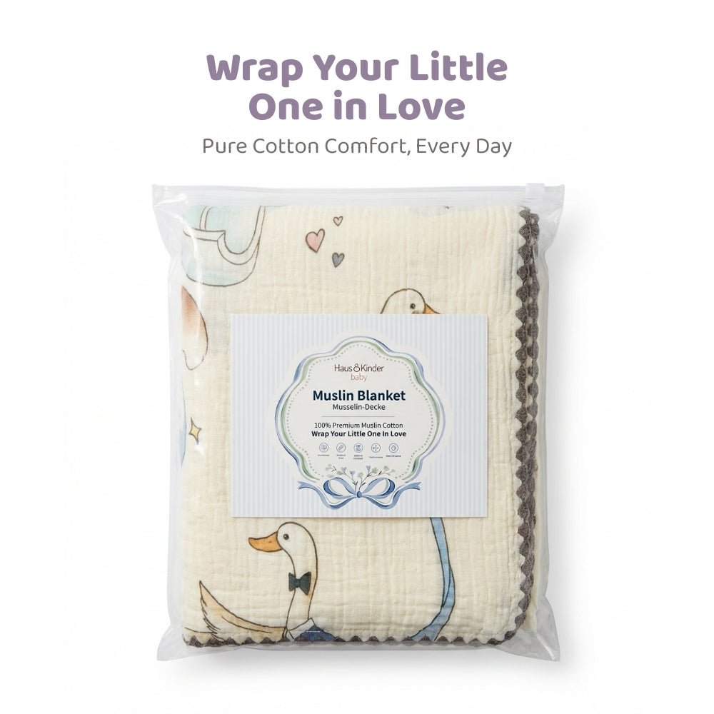 Fairy Spin Muslin 6-Layer Blanket, (0-2 Years) - Swaddles and Blankets | haus & kinder