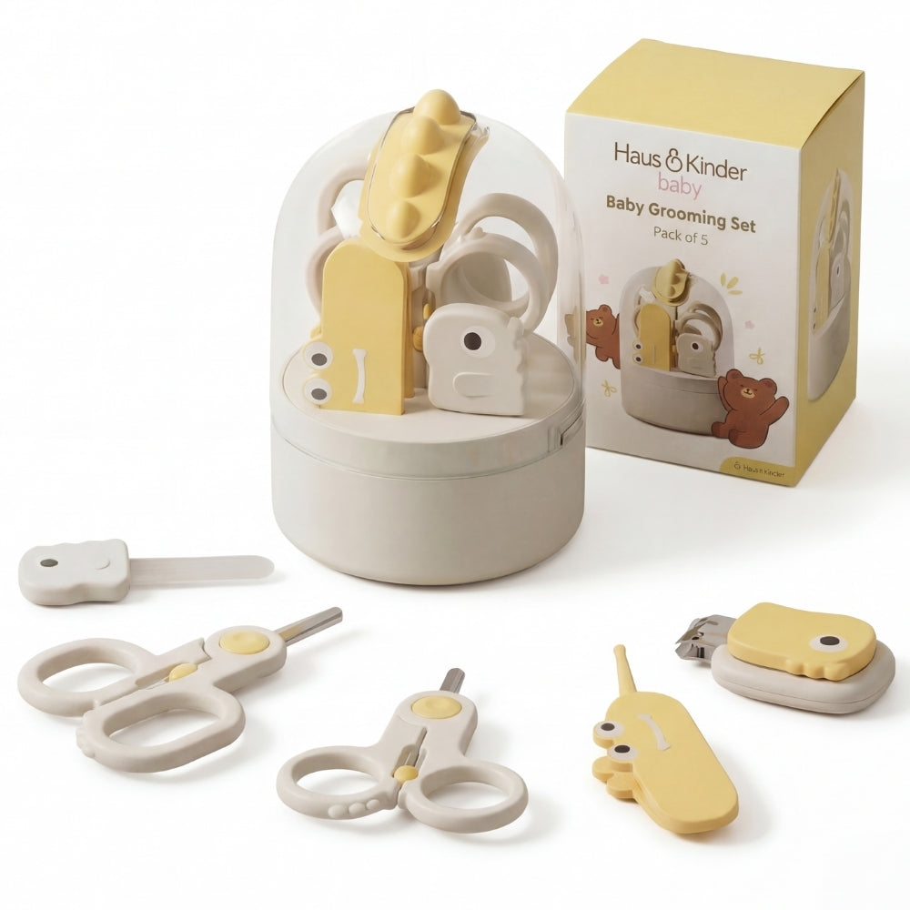 Tinytrims Baby Grooming Kit- Set of 5, (0-12) Months