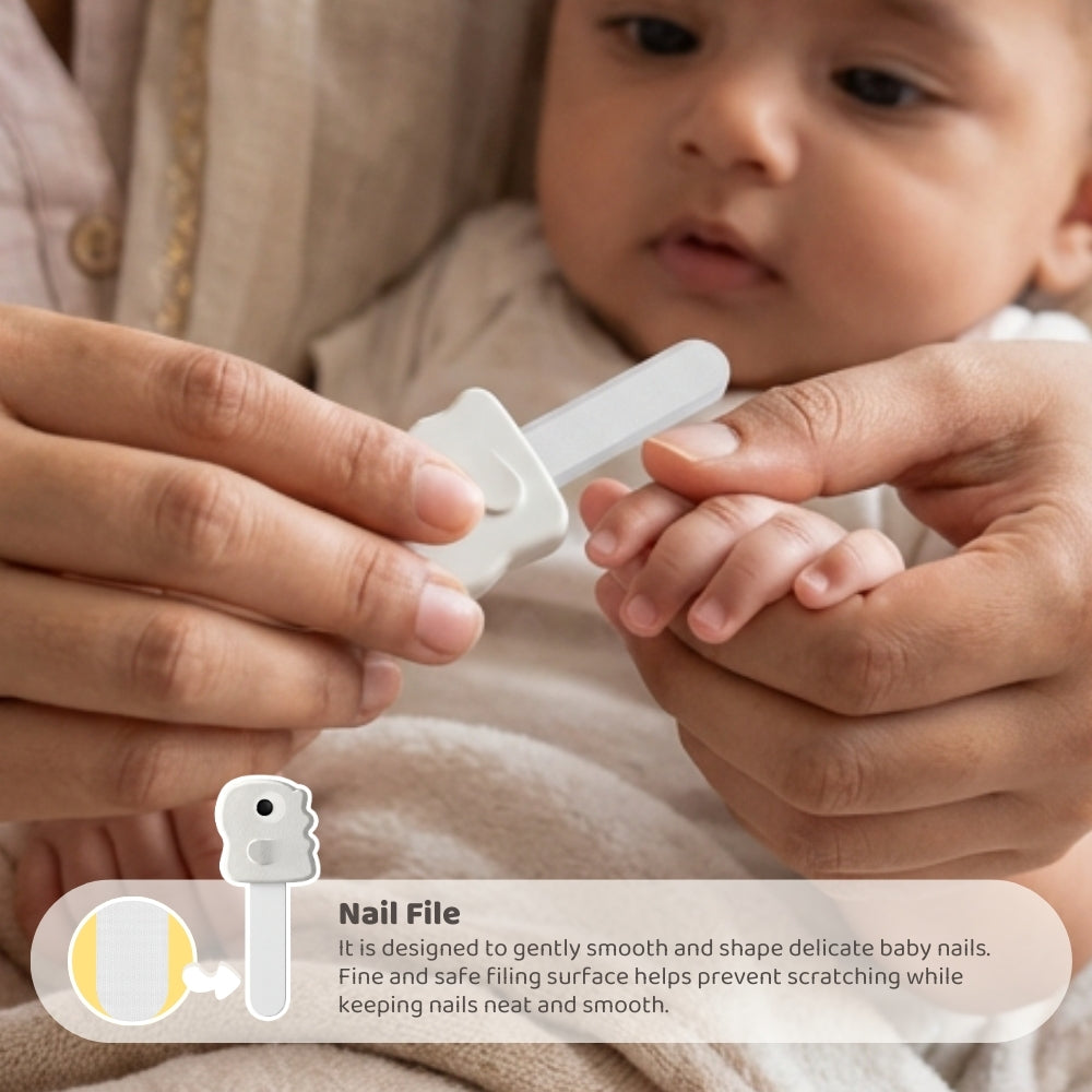 Tinytrims Baby Grooming Kit- Set of 5, (0-12) Months
