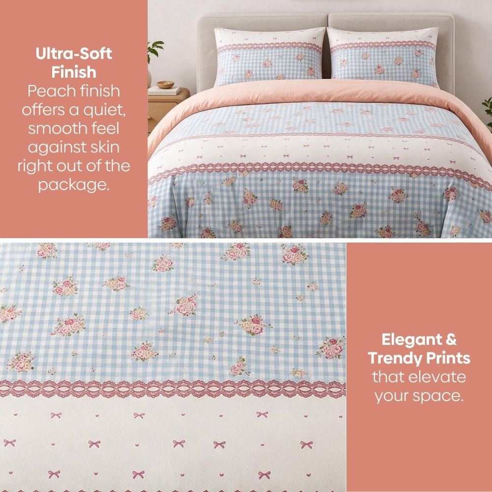 Bluebell Santorini Bed in a Bag, Pack of 4