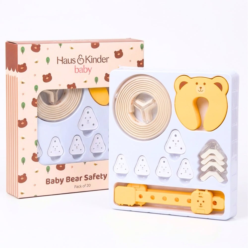 Baby Bear Safety Kit- Set Of 20, (6M- 3YR) - Baby Safety Kit | haus & kinder