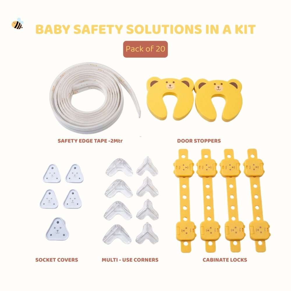 Baby Bear Safety Kit- Set Of 20, (6M- 3YR) - Baby Safety Kit | haus & kinder
