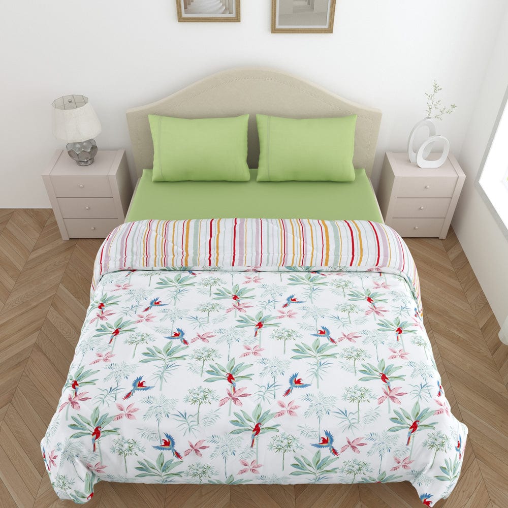 Microfibre Reversible Comforter, Palmscape