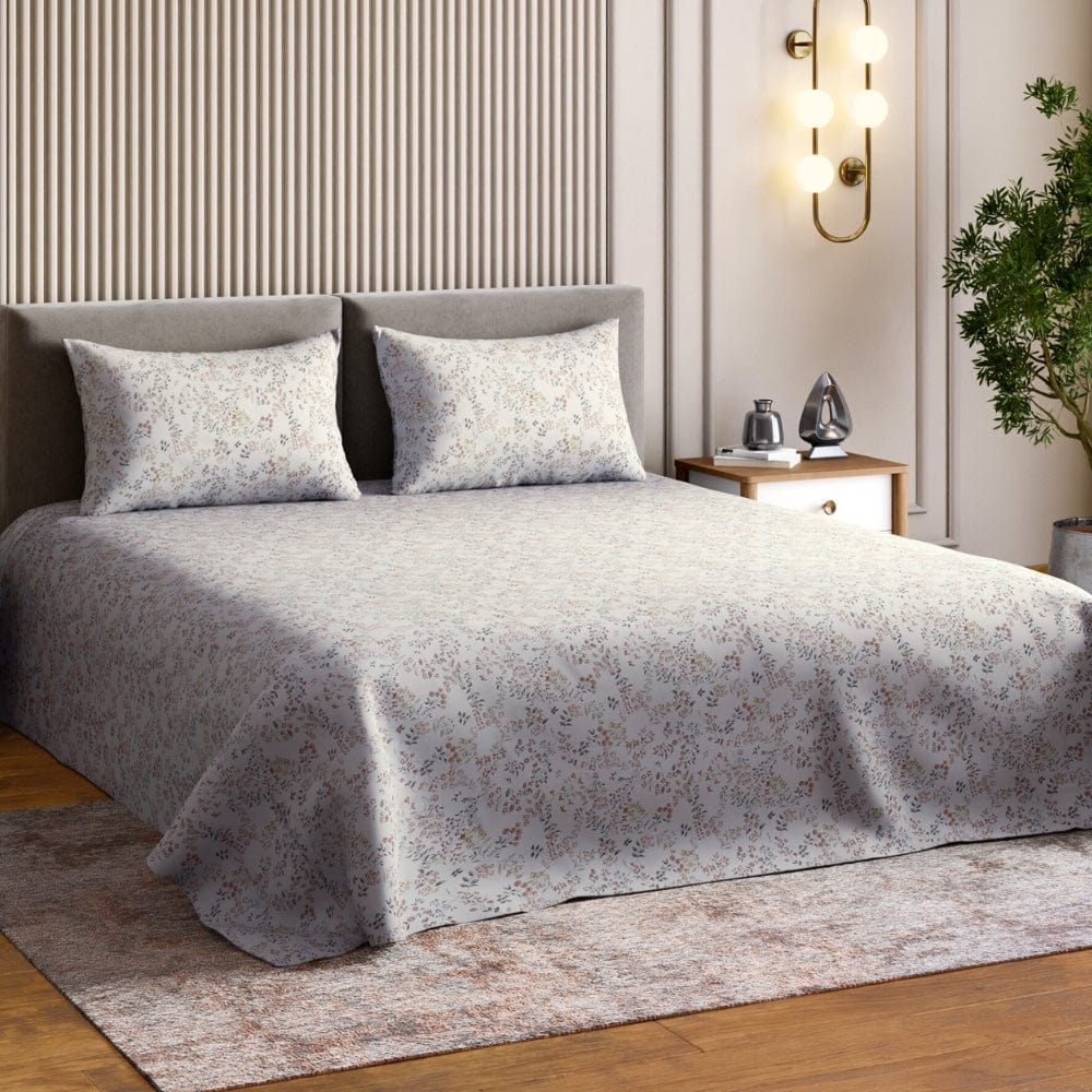 Feather-Touch 300 TC Bedsheet- Blush Reverie