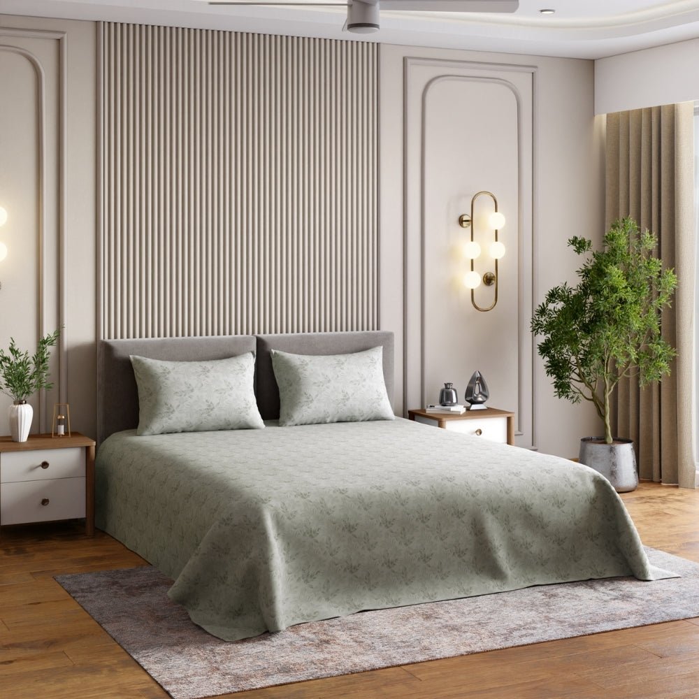 Feather-Touch 300 TC Bedsheet- Dried Peony - Bedsheets | haus & kinder