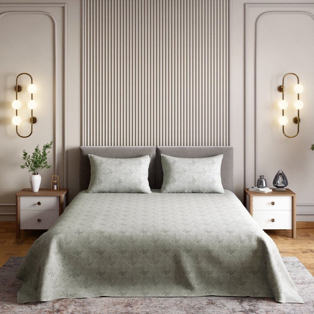 Feather-Touch 300 TC Bedsheet- Dried Peony - Bedsheets | haus & kinder