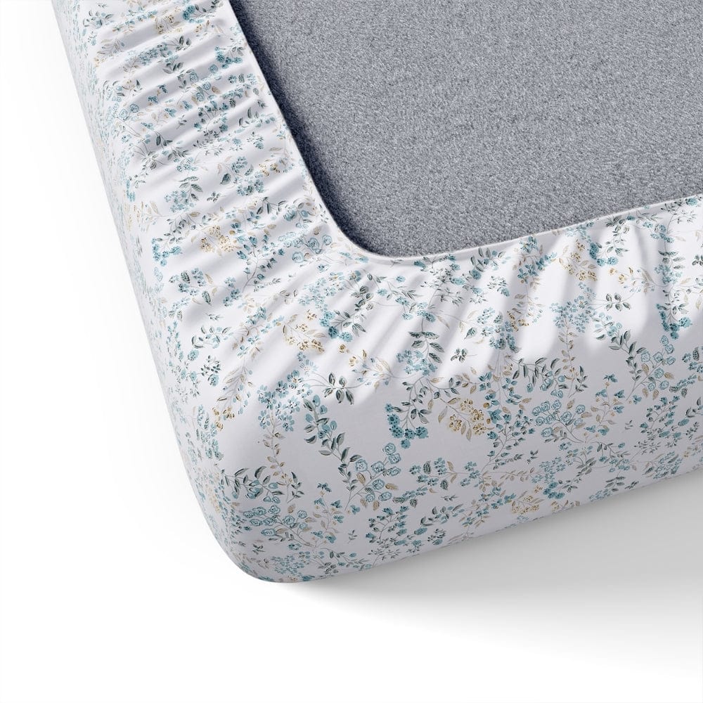 Feather-Touch 300 TC Bedsheet- Silver Wisteria