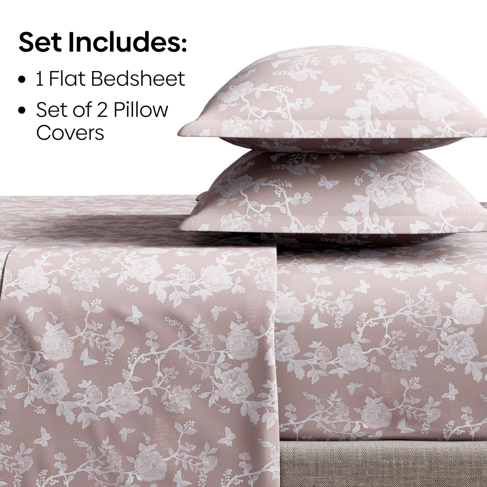 Ring Spun 100% Cotton Bedsheet- Calm Cascade