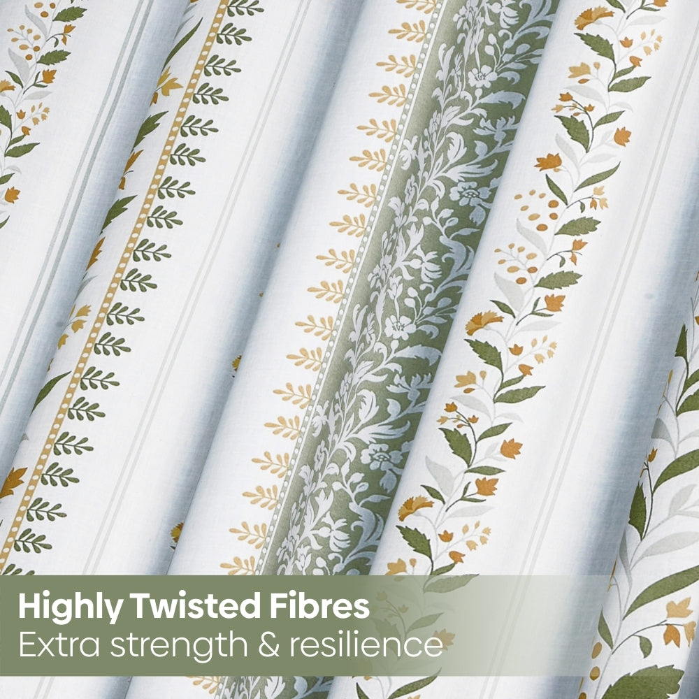 Ring Spun 100% Cotton Bedsheet- Jasmine Garland