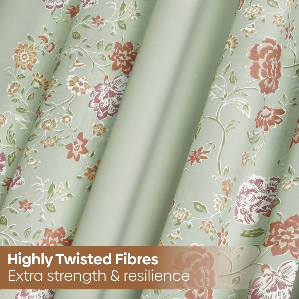 Ring Spun 100% Cotton Bedsheet- Lily Of The Valley