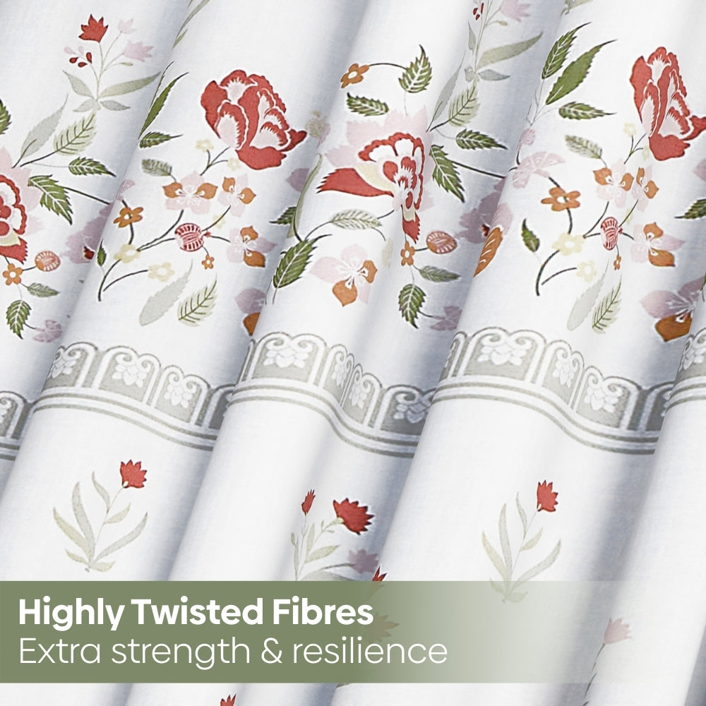 Ring Spun 100% Cotton Bedsheet- Rosabelle Garden