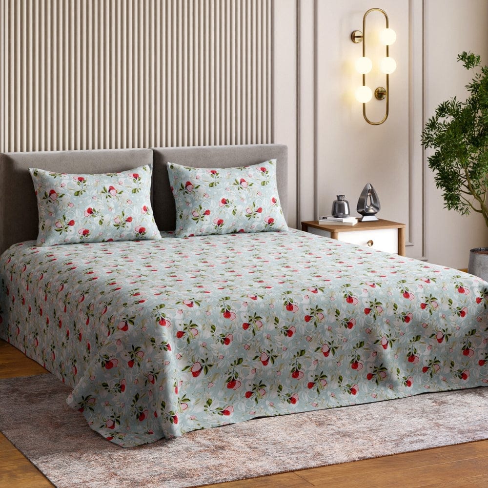 Digital Printed 210 TC Bedsheet- Fabled Fig