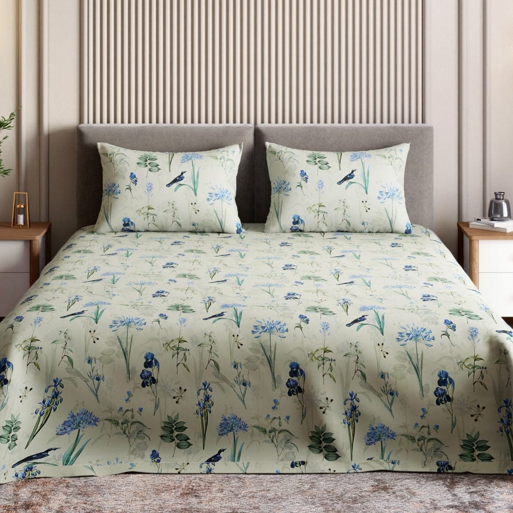Digital Printed 210 TC Bedsheet- Timeless Tropics