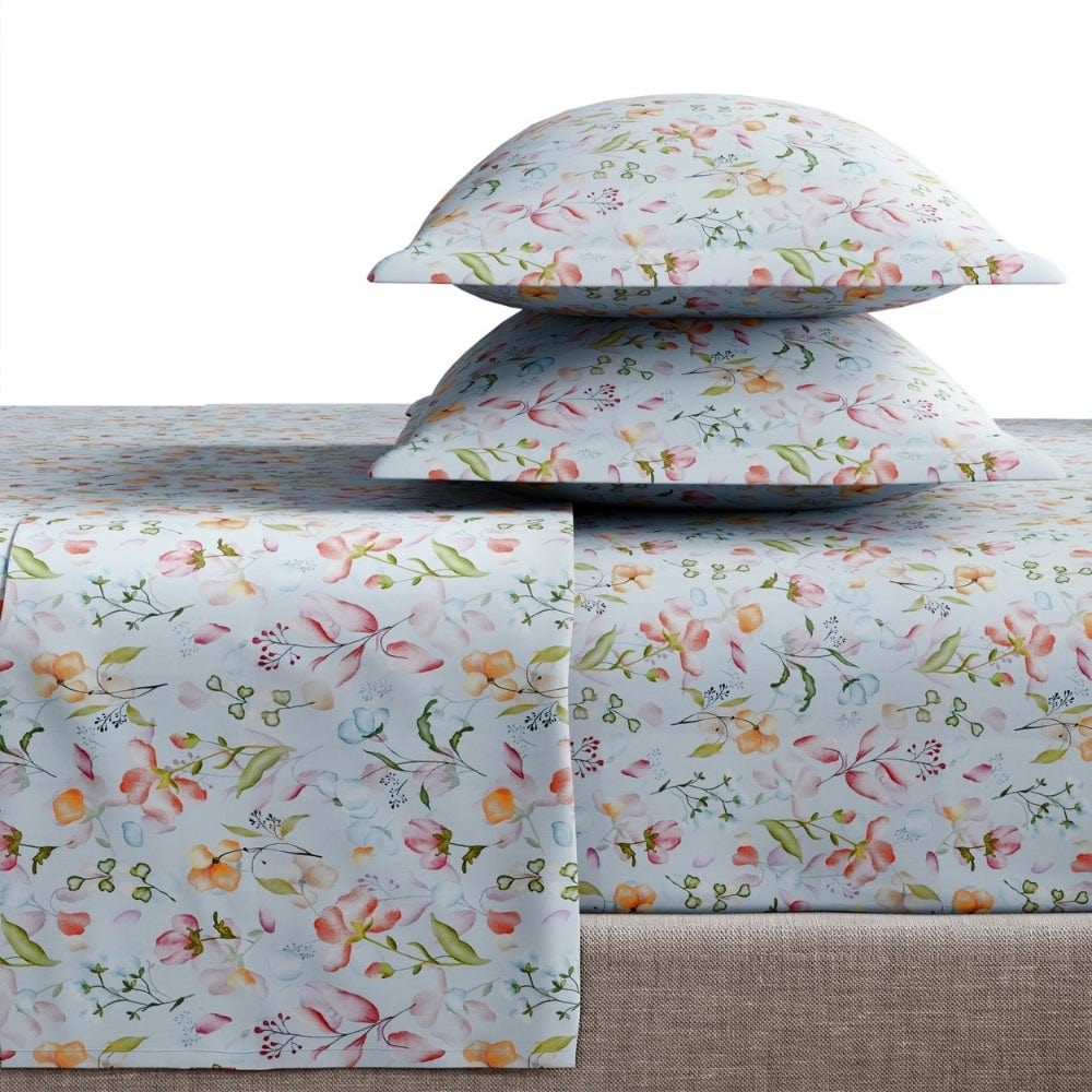 Digital Printed 210 TC Bedsheet- Petal Haze