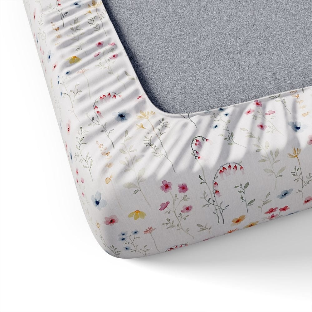 Digital Printed 210 TC Bedsheet- Wildflower Whimsy