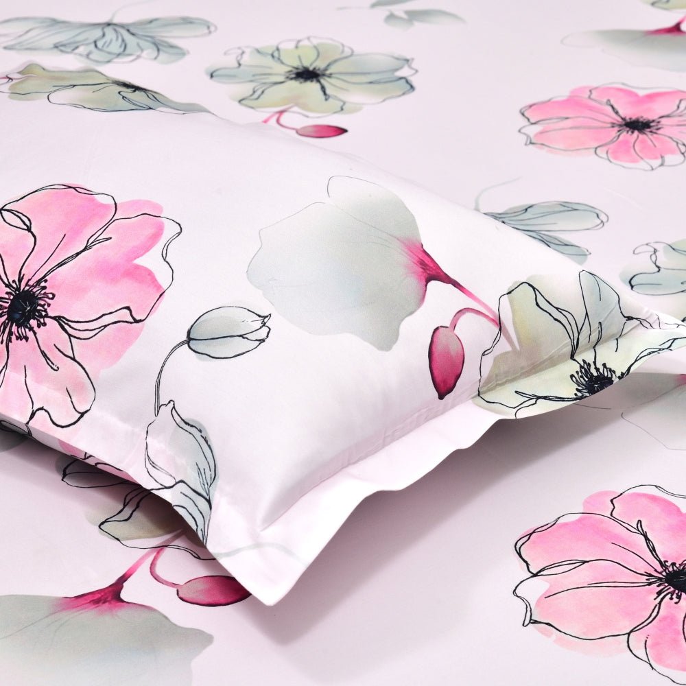 Tencel 300 TC Bedsheet Rosaria Luxe, Multicolor - Bedsheets | haus & kinder