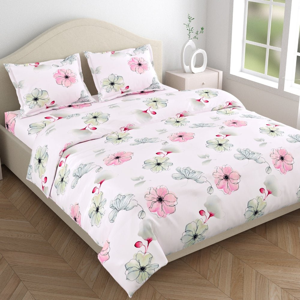 Tencel 300 TC Bedsheet Rosaria Luxe, Multicolor - Bedsheets | haus & kinder