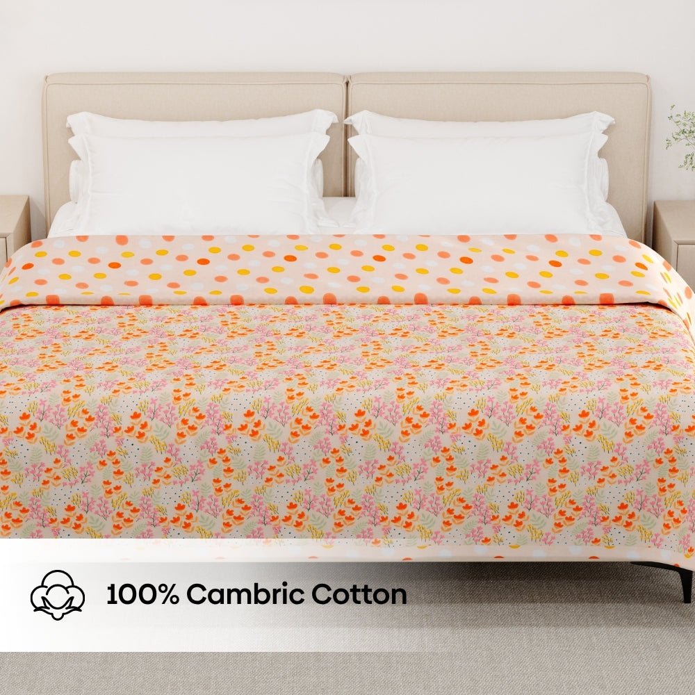 Kawai Bloom Reversible AC Blanket - Pink - Dohar | haus & kinder