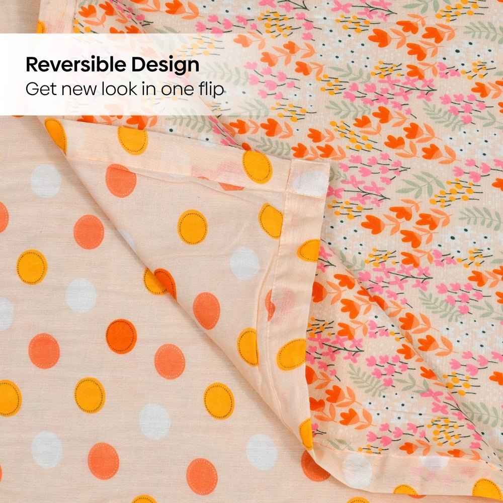 Kawai Bloom Reversible AC Blanket - Pink - Dohar | haus & kinder
