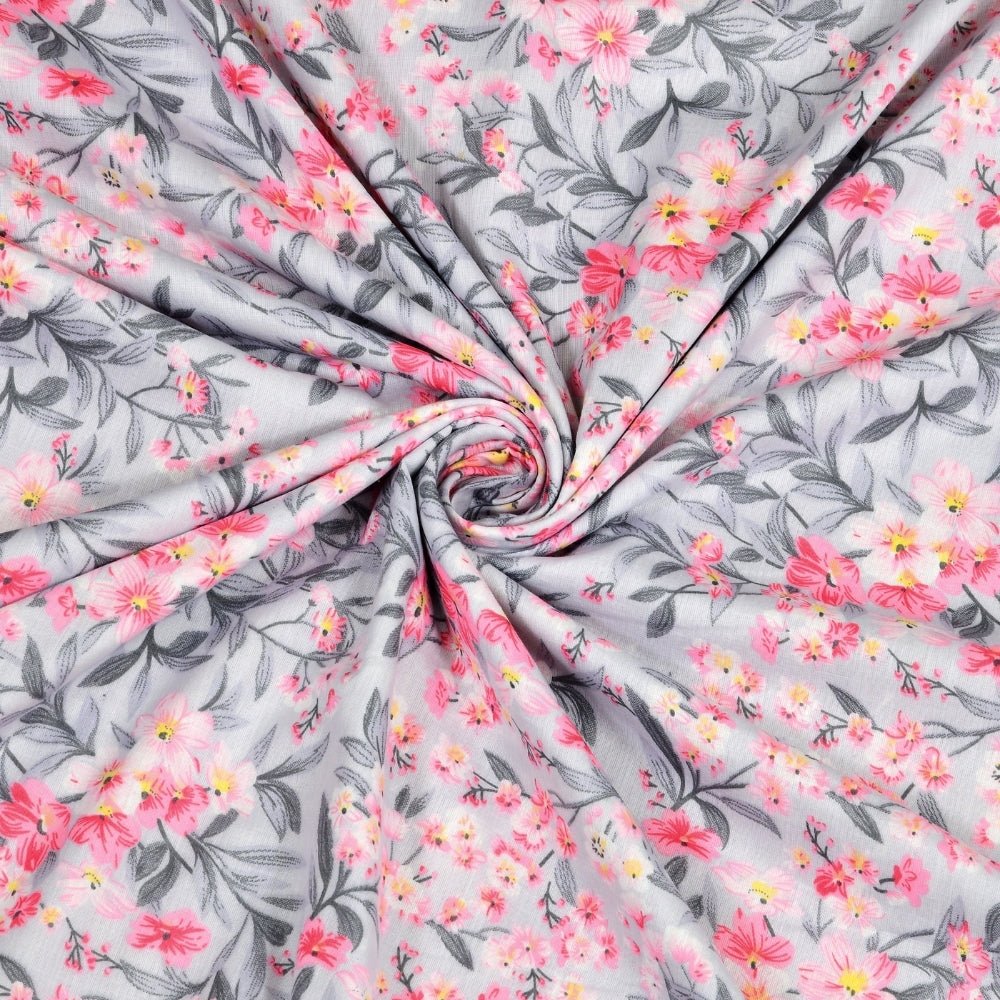 Sakura Whisper Reversible AC Blanket - Grey - Dohar | haus & kinder