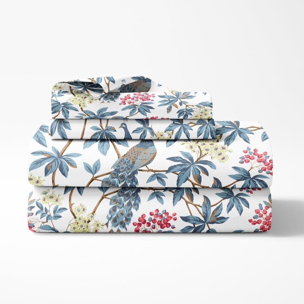 Regal Bloom 100% Cotton Double Size Bedsheet, 144 TC