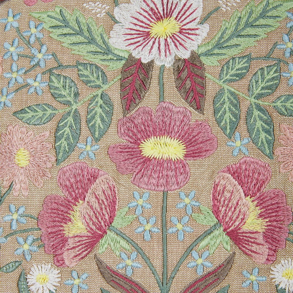Embroidered Decorative Cushion Cover, Medallion Buta