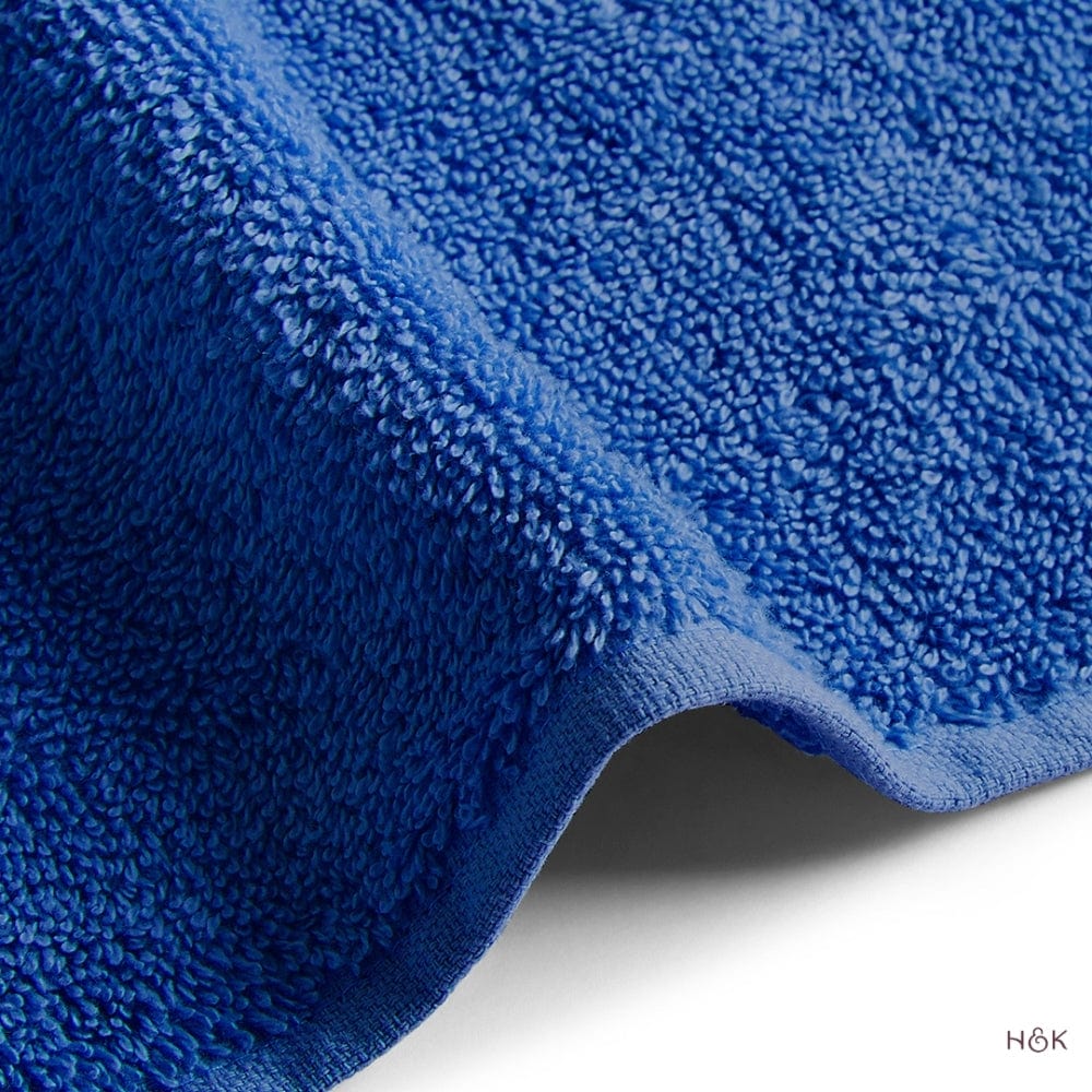 100% Cotton Harmony Combed Bath Set - Pack Of 6 (Cobalt, Mulberry)