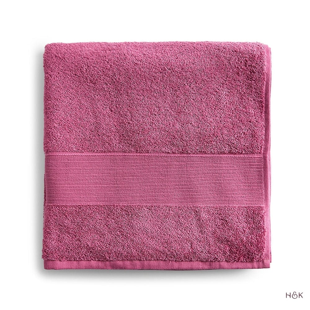100% Cotton Harmony Combed Bath Set - Pack Of 6 (Cobalt, Mulberry)