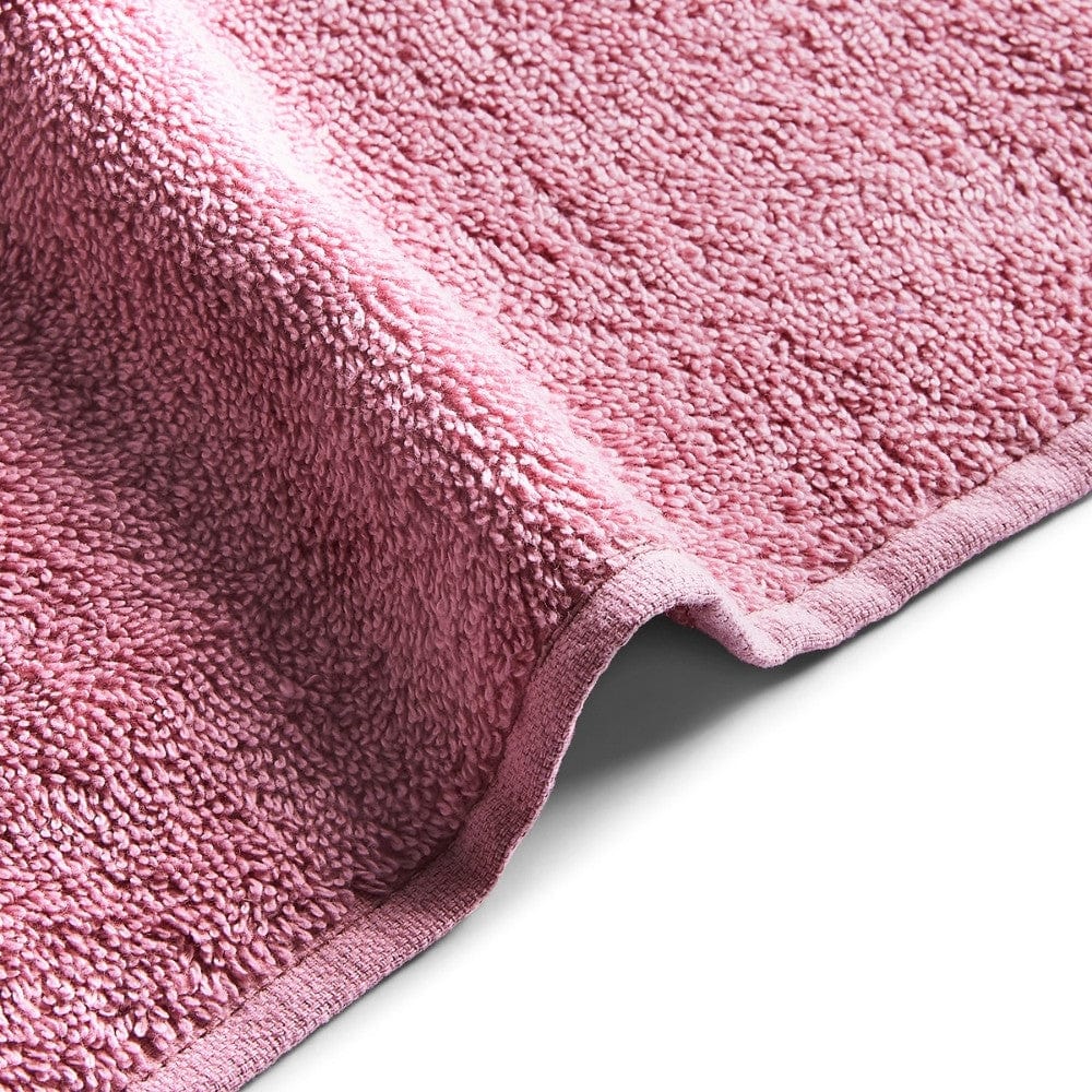 100% Cotton Harmony Combed Bath Towel Pack Of 2 - (Cameo Pink, Coastal Blue)