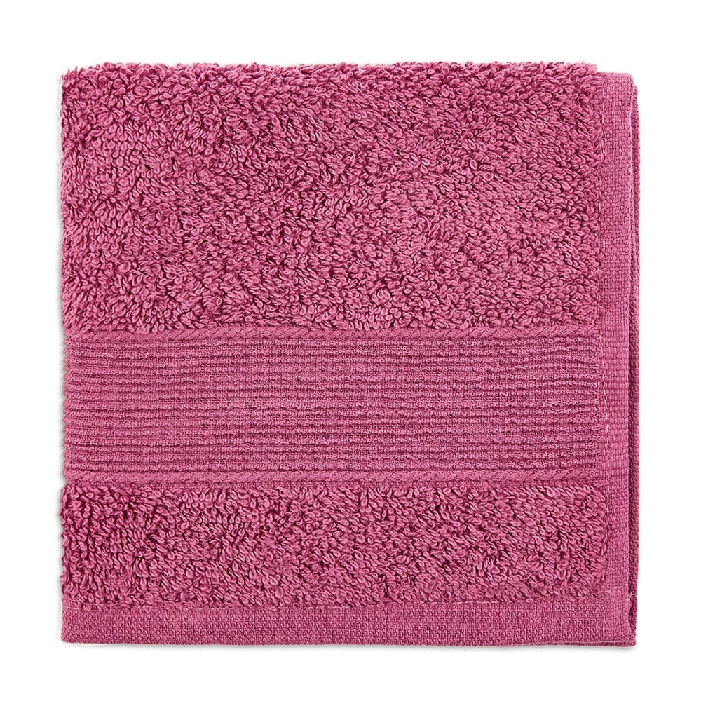 100% Cotton Harmonry Combed Face Towel- Pack Of 12 (Cobalt, Mulberry, Taupe)