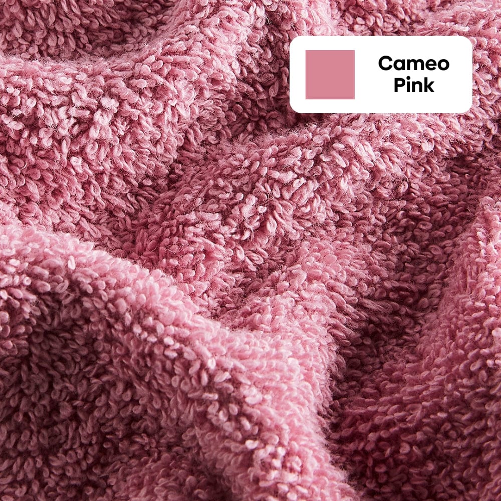 100% Cotton Harmonry Combed Face Towel- Pack Of 12 (Cameo Pink, Almond, Coastal Blue)