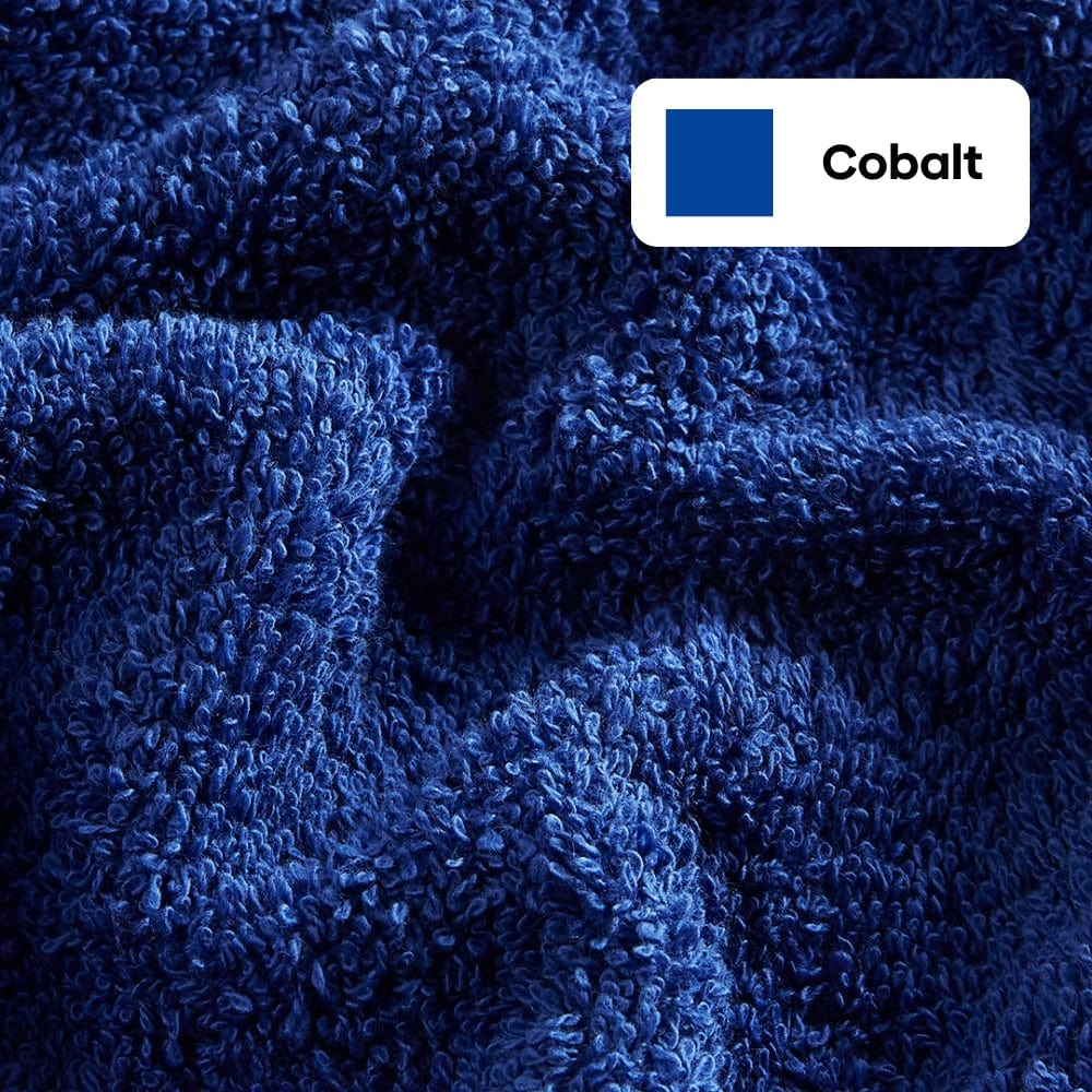 100% Cotton Harmony Combed Hand Towel- Pack Of 4 (Cobalt, Almond)