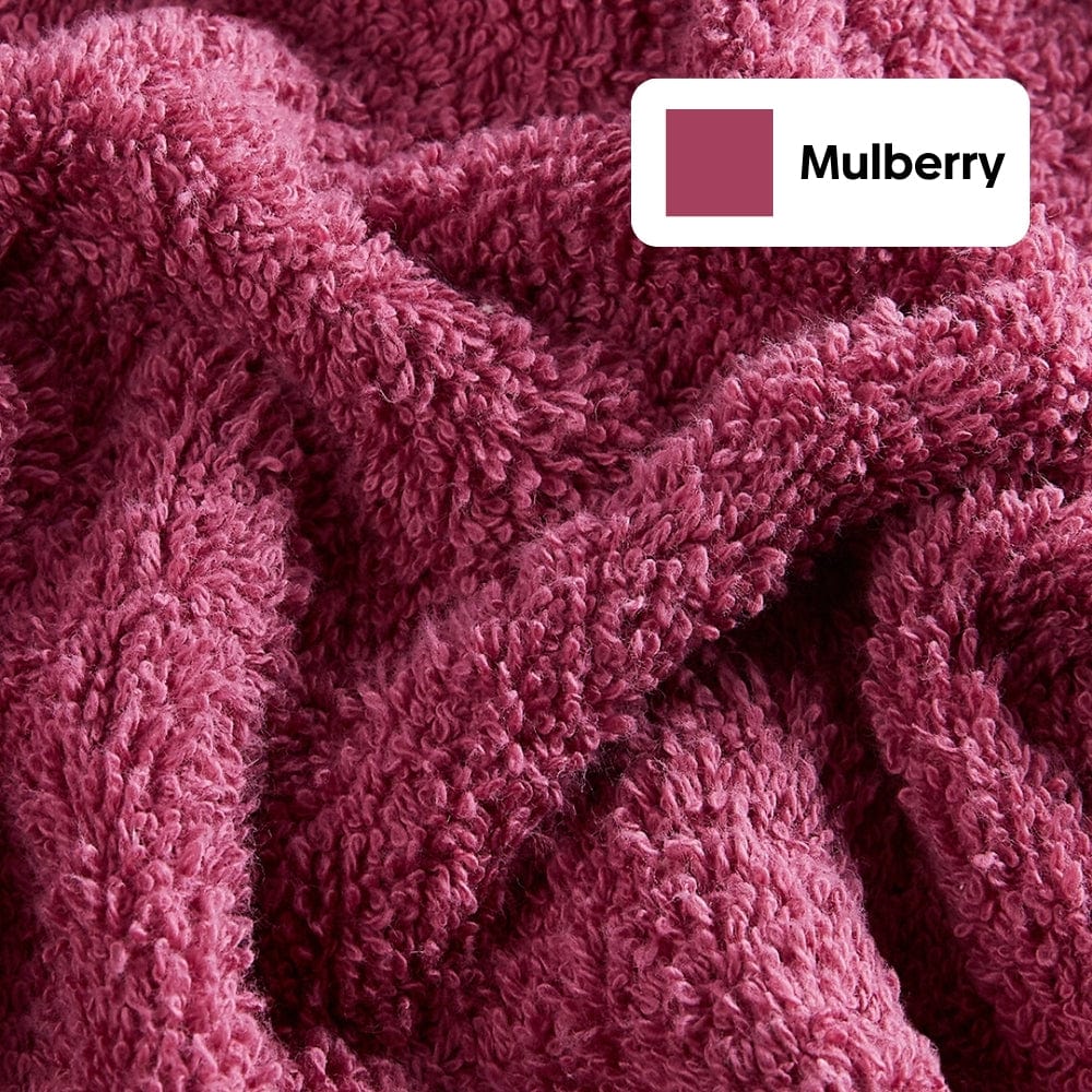 100% Cotton Harmony Combed Hand Towel- Pack Of 4 (Cobalt, Mulberry)