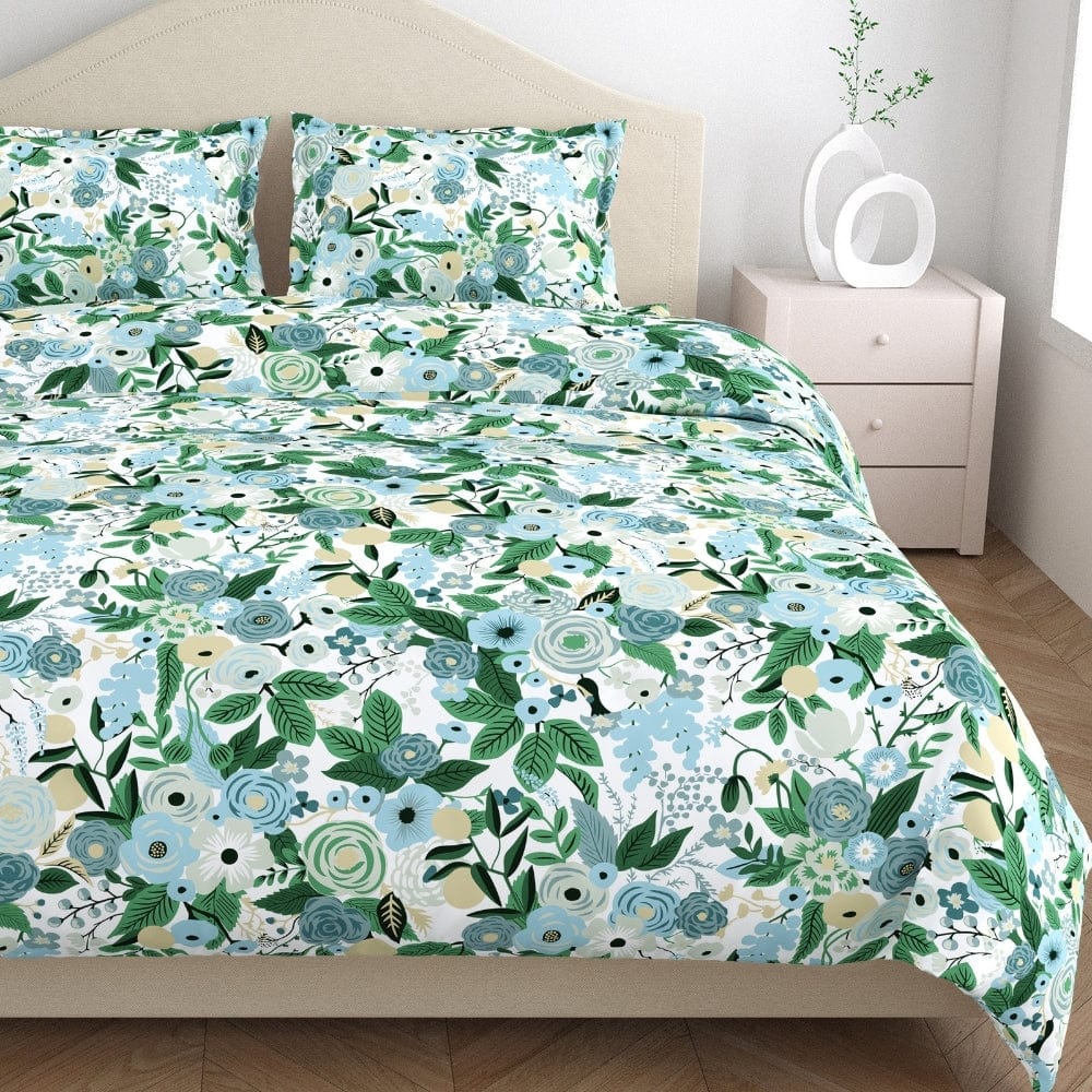 Wildflower Dream 100% Cotton Double Size Bedsheet, 144 TC